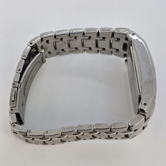 Armitron Men's Watch Black Dial 7.5" WORKING MISSING CRYSTAL SELLING FOR PARTS - Picture 11 of 12